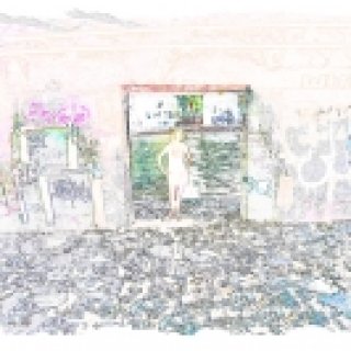 Prostor s Karolínou, 90x60 cm